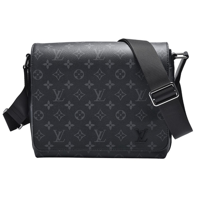 OEM Kulit Sapi Bermerek Tas Bahu Mens Louis Vuitton District PM Messenger Style