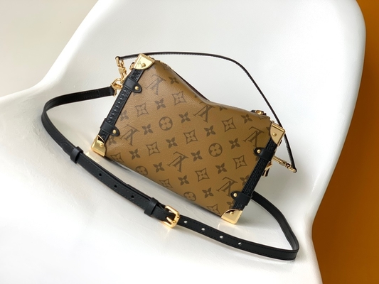 Coated Canvas Cruise Presbyopia Louis Vuitton M46358 LV Side Trunk Monogram Shoulder Bag