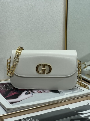 Ladies Dior Micro Montaigne 30 Tas Kulit Putih Custom