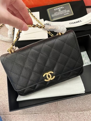 Klasik KWOC Rantai Pada Dompet Chanel Tas Tangan Kecil AP3019