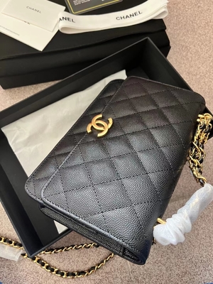 Klasik KWOC Rantai Pada Dompet Chanel Tas Tangan Kecil AP3019