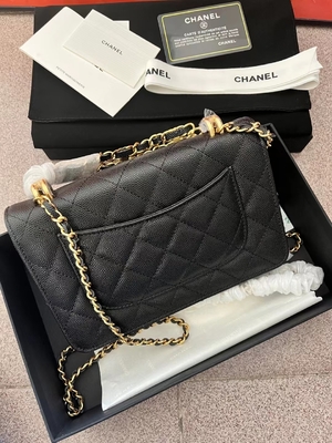 Klasik KWOC Rantai Pada Dompet Chanel Tas Tangan Kecil AP3019