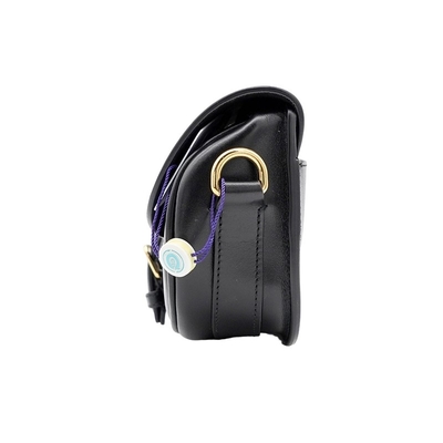 Tas Selempang Pelana Kulit Anak Sapi Hitam Dior Bobby East West Bag Hobo