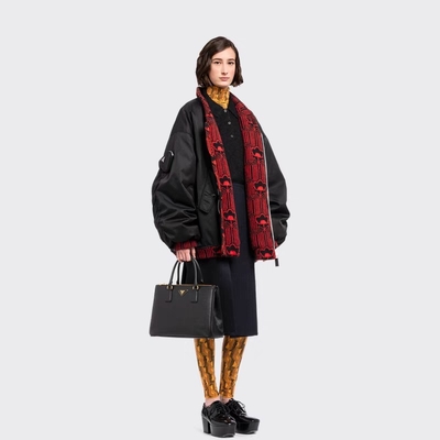 Tas Wanita Branded Prada Saffiano Medium Large Galleria Leather