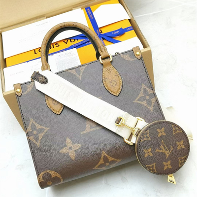M46373 Onthego Pm Desainer Monogram Tas Selempang Tote