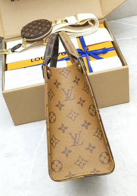 M46373 Onthego Pm Desainer Monogram Tas Selempang Tote