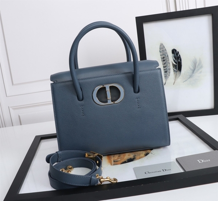 Calfskin Dior Tas Wanita Branded Medium St Honoré Tote D6718
