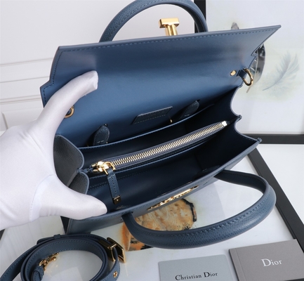 Calfskin Dior Tas Wanita Branded Medium St Honoré Tote D6718