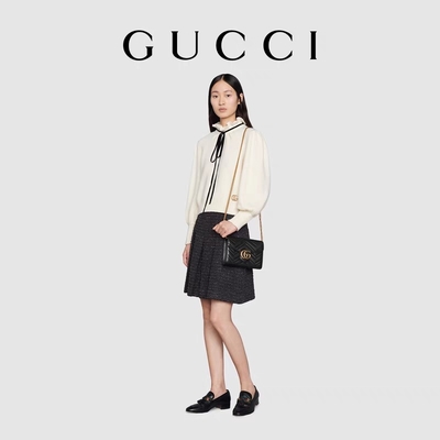 GG Marmont Tas Bahu Marmont Matelassé Mini Bag Flap