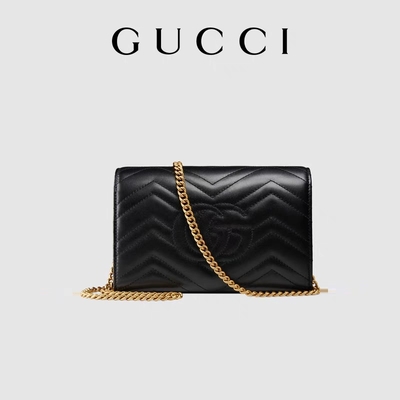 GG Marmont Tas Bahu Marmont Matelassé Mini Bag Flap