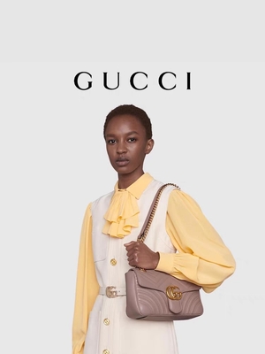 Marmont Matelassé Mini Messenger Bag Bermerek Pink Praktis untuk Wanita