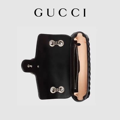 GUCCI GG Tas Selempang Bermerek Marmont Tas Selempang Kulit Quilted Kecil