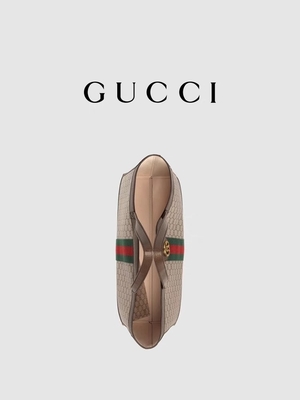 Kulit GUCCI Ophidia Tas Bahu Wanita Bermerek Tote Belanja