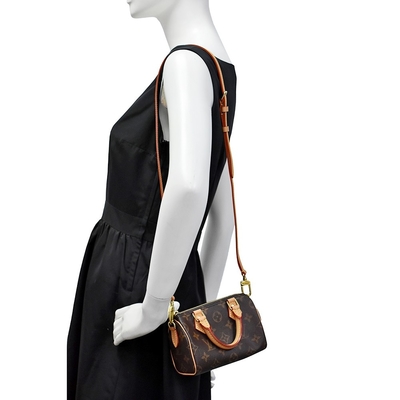 Tas Monogram Desainer Klasik Kecil NANO SPEEDY Louis Vuitton M81085
