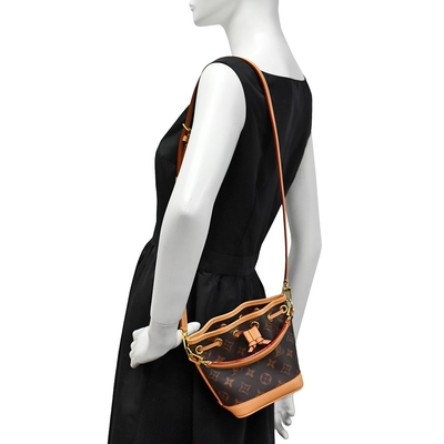 NANO Speedy Monogram Kanvas Louis Vuitton M81266 Tas Selempang Wanita