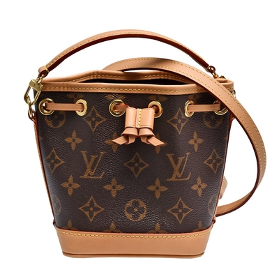 NANO Speedy Monogram Kanvas Louis Vuitton M81266 Tas Selempang Wanita