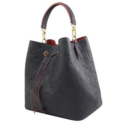 LV Colorblock Tas Wanita Branded NÉONOÉ MM Bucket Bag Grained Leather