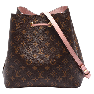 Kulit Trim Louis Vuitton NéOnoé Mm Tas Monogram Hitam