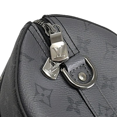 Classic Monogram Eclipse LV CITY KEEPALL Bag Jacquard Canvas Crossbody Tas Boston