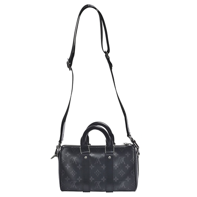 Man Eclipse Canvas Keepall New Speedy Bandouliere 25 Tas Selempang M46271