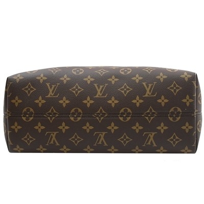 Kanvas berlapis monogram BoéTie MM Tote Bag M45987 Dark Coffee