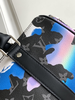 Sunrise Monogram Eclipse Tas Kurir Bermerek LV Keepall Bandoulière 25 Kamar Dengan Pemandangan A