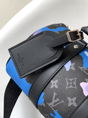 Sunrise Monogram Eclipse Tas Kurir Bermerek LV Keepall Bandoulière 25 Kamar Dengan Pemandangan A