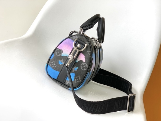Sunrise Monogram Eclipse Tas Kurir Bermerek LV Keepall Bandoulière 25 Kamar Dengan Pemandangan A