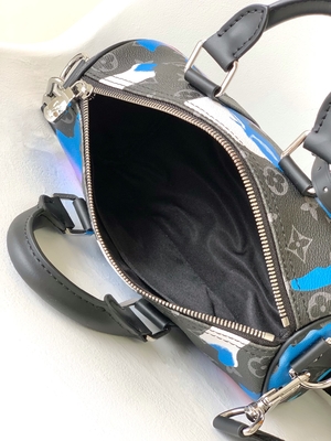 Sunrise Monogram Eclipse Tas Kurir Bermerek LV Keepall Bandoulière 25 Kamar Dengan Pemandangan A