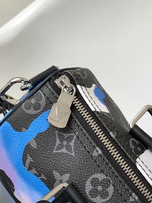 Sunrise Monogram Eclipse Tas Kurir Bermerek LV Keepall Bandoulière 25 Kamar Dengan Pemandangan A