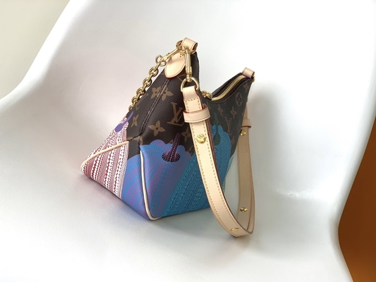 Monogram LV Boulogne Bag Coated Canvas With Pumpkin Print