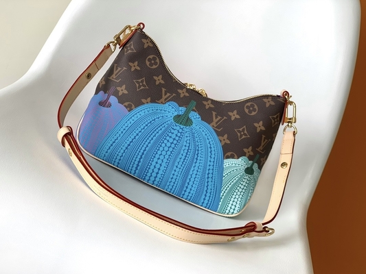 Monogram LV Boulogne Bag Coated Canvas With Pumpkin Print