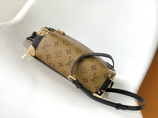 Coated Canvas Cruise Presbyopia Louis Vuitton M46358 LV Side Trunk Monogram Shoulder Bag