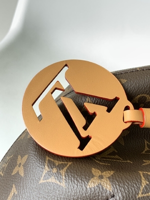 Monogram Shadow Calf Leather LV Montsouris PM Backpack Pesona yang Dapat Dilepas