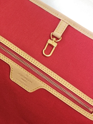 black LV X Yayoi Kusama Louis Vuitton Neverfull MM Monogram Bag Aneka Warna