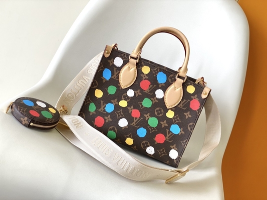 LV X Yayoi Preloved Branded Bag Kusama OnTheGoMM Monogram Aneka Warna