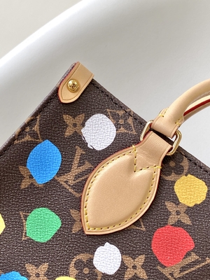 LV X Yayoi Preloved Branded Bag Kusama OnTheGoMM Monogram Aneka Warna