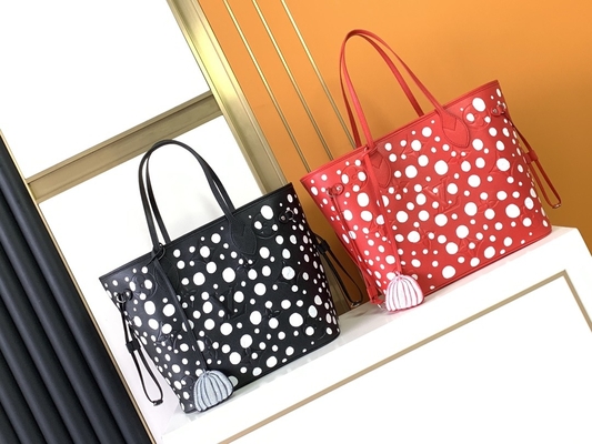 Tas LVXYK Kustom Bermerek Louis Vuitton Neverfull MM Monogram Bag