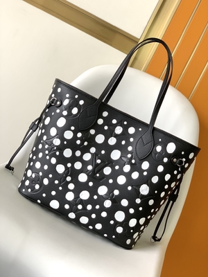 Tas LVXYK Kustom Bermerek Louis Vuitton Neverfull MM Monogram Bag