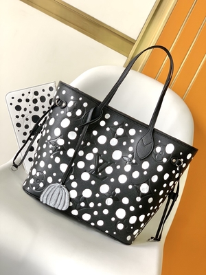 Tas LVXYK Kustom Bermerek Louis Vuitton Neverfull MM Monogram Bag