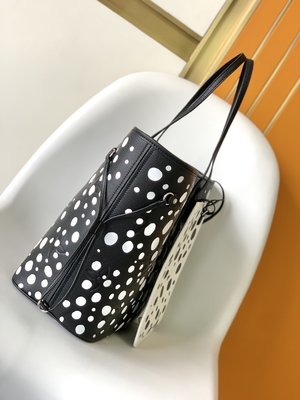 Tas LVXYK Kustom Bermerek Louis Vuitton Neverfull MM Monogram Bag