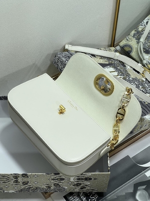 Ladies Dior Micro Montaigne 30 Tas Kulit Putih Custom