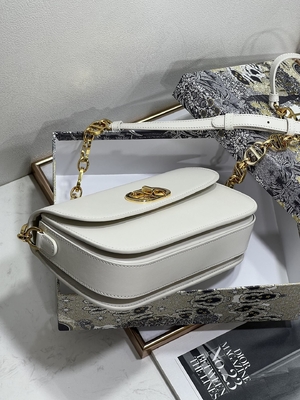 Ladies Dior Micro Montaigne 30 Tas Kulit Putih Custom