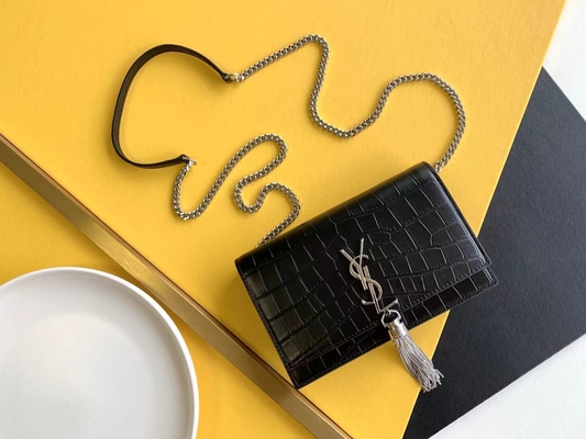 Sedang Kate Rumbai Merah YSL Saint Laurent Woc Penutupan Ritsleting