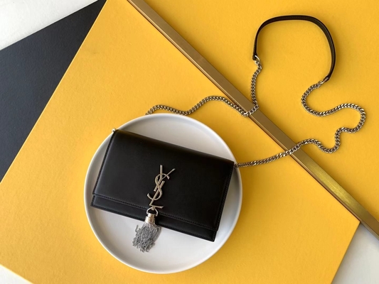 Sedang Kate Rumbai Merah YSL Saint Laurent Woc Penutupan Ritsleting