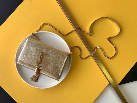 Sedang Kate Rumbai Merah YSL Saint Laurent Woc Penutupan Ritsleting