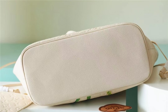 Tas Pesta Wanita Bermerek Neverfull MM Monogram Empreinte Dengan Tatakan Bunga