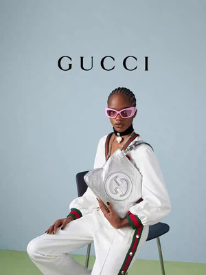 Gucci Blondie Small Tote Bag Luxury Silver White Tas Tangan Wanita Bermerek