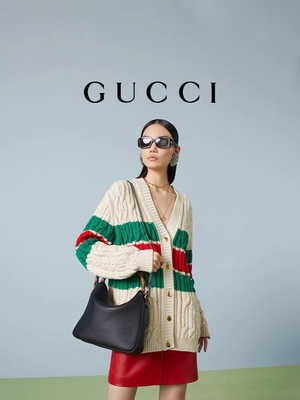 Gagang Bambu Gucci Princess Diana Handbag Double G Hardware OEM