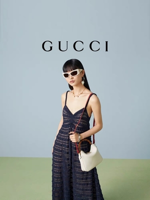 Tas Bahu Bermerek Kulit Putih Gucci Princess Diana Handbag